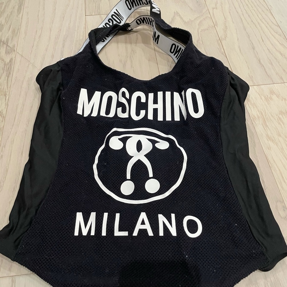 Moschino One piece swimsuit size medium